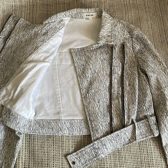 Helmut Lang lighting biker jacket size Small - Picture 5 of 9